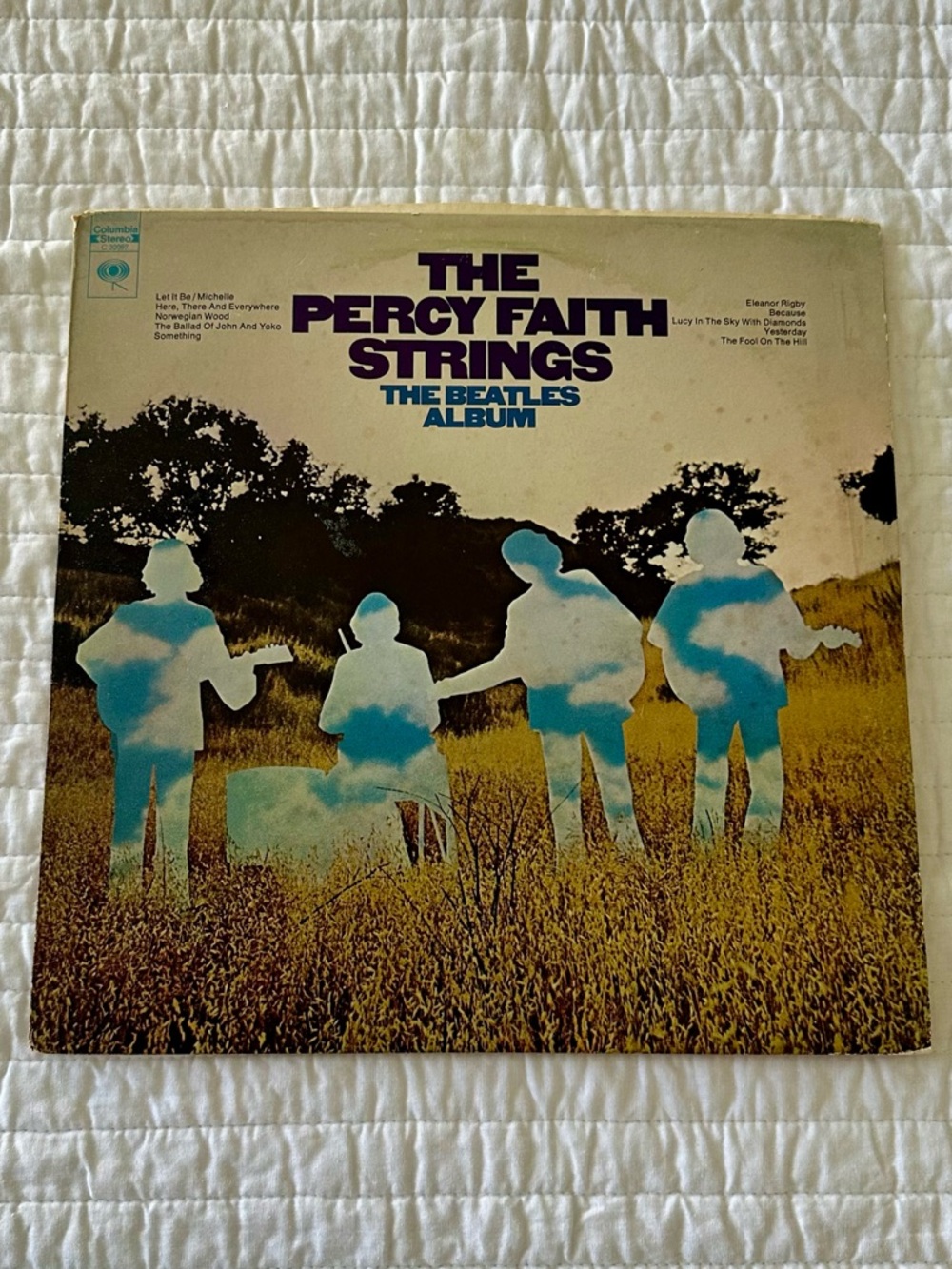 Vintage Percy Faith Beatles Vinyl Record LP Columbia 1960s Orchestral Album